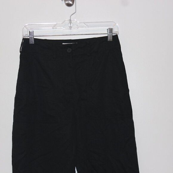 Treasure & Bond Black High Rise Straight Leg Pants Women's Size 6 - Picture 3 of 11